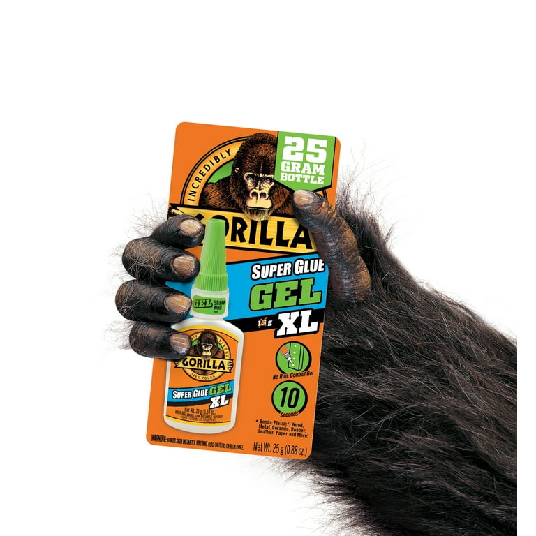 Gorilla Clear Super Glue XL, 25 Gram Bottle, Product Net Gorilla Clear Super Glue XL, 25 Gram Bottle, Product Net