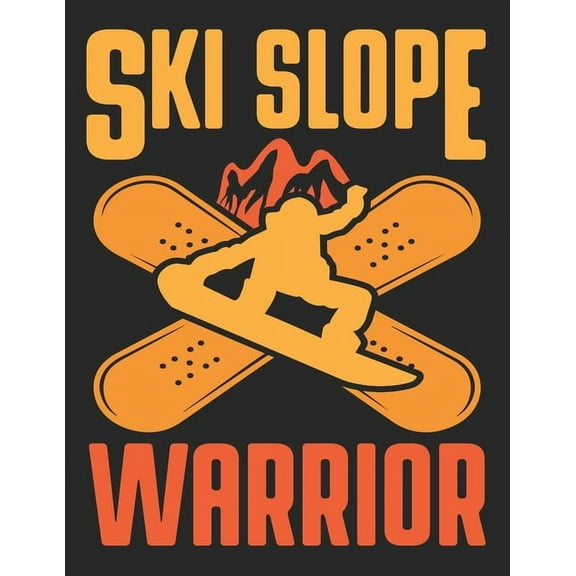 Trainingsbuch für Skifahrer: Stetige Verbesserung mit diesem Trainigstagebuch ♦ Vorlage für über 100 Trainigstage ♦ Planen, üben, umsetzen ♦ A4 Format ♦ Motiv: Ski slope warri