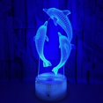 thumbnail image 1 of SHAR Dolphin 3D Light 7 their Touch Light Stereoscopic 3D Vision Light, 1 of 5