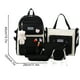 thumbnail image 3 of Conjunto de mochila escolar para niños niños y niñas | Mochila de lona de gran capacidad con bolsa de mensajero, bolsa de viga, estuche de lápices, bolso | Mochila escolar ligera y duradera de 15,7, 3 of 5