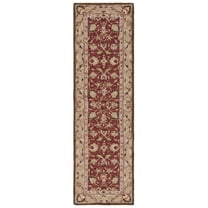 SAFAVIEH Antiquity Jaki Oriental Wool Runner Rug, Red/Beige, 2'3" x 12'