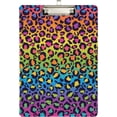 thumbnail image 2 of FMSHPON Fashion Colorful Leopard Print Clipboard Hardboard Wood Nursing Clip Board and Pull for Standard A4 Letter 13x9 inches, 2 of 8