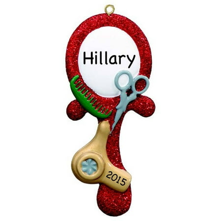 Personalized Christmas Ornament Gift For Hair Dresser Stylist