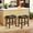 24 In Black, variant on 24 Inch Counter Height Bar Stools Set of 2 Saddle Barstools for Kitchen Island, Kitchen Stools with Nailhead Trim, Beige