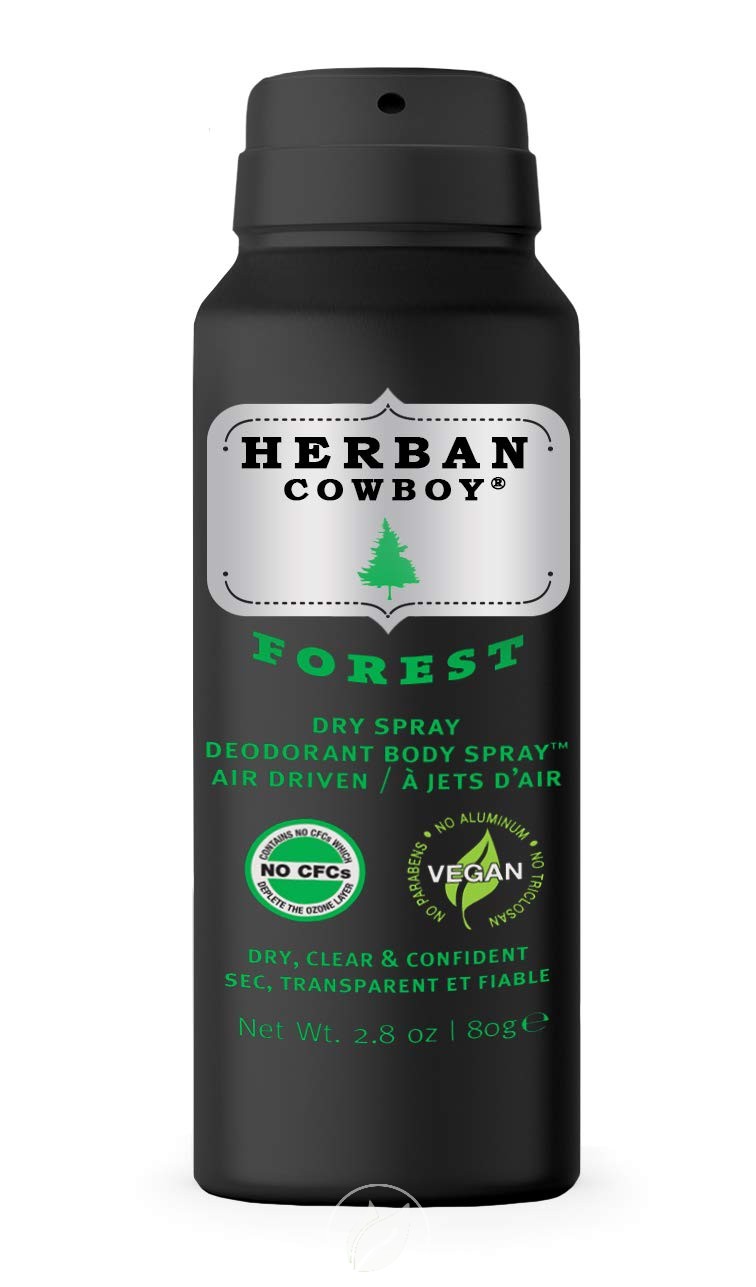 Herban Cowboy Deodorant Dry Spray Forest 2.8oz