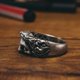 thumbnail image 3 of Anillo de latón con cabeza de Jesús para hombres y mujeres, banda de cobre puro, Estilo Vintage, joyería de moda, regalo, novedad, 2023, 3 of 4