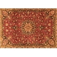 thumbnail image 1 of Ahgly Company Indoor Rectangle Medallion Orange Traditional Area Rugs, 2' x 3', 1 of 1
