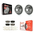 thumbnail image 1 of Transit Auto Rear Coated Disc Brake Rotors and Semi-Metallic Pads Kit for Car Toyota Camry Lexus ES350 Avalon KGS-101379, 1 of 11