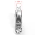 thumbnail image 2 of Mosiee 88Mm Silent Cable Pulley For Pulley System Gym Pulldown Attachments, 2 of 8