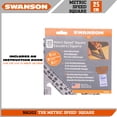 thumbnail image 5 of Swanson Tool Co 25cm Aluminum Metric Speed Square with Blue Book and English/Spanish/French Card, Model NA202, 5 of 8