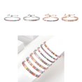 thumbnail image 1 of Women Bracelet Multicolor Cubic Zirconia Ladies Adjustable Beads Bangle for Party, 1 of 8