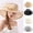 Black, variant on Women’s Foldable Hot Stamping Sequins Organza Church Kentcky Derby Tea Party Wedding Fascinator Hat UV-Anti Wide Brim Sun Hats