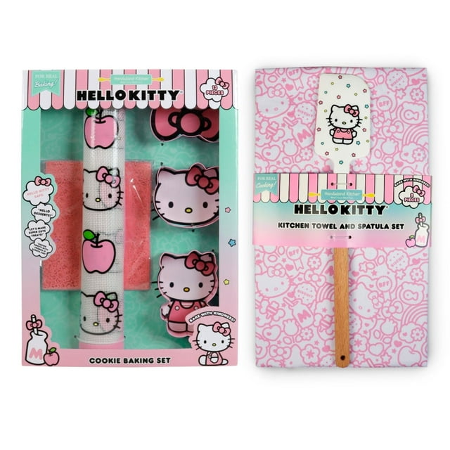 Hello Kitty® Cookie Baking Set, Includes Towel and Spatula