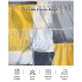 thumbnail image 7 of Abstract Black Yellow Gray Bed Skirt Queen Size 18" Drop Oil Painting Art Ruffled Wrap Around Bed Skirts Adjustable Elastic Bedskirt Dust Ruffle for Queen Size Bed, 7 of 7