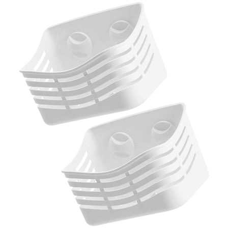 OHOIOLLA Bathroom Wall Rack Suction Cup 2Pcs 7.9X5.1X4.9In