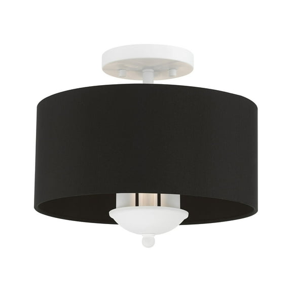Livex Lighting - Huntington - 3 Light Semi-Flush Mount In Transitional