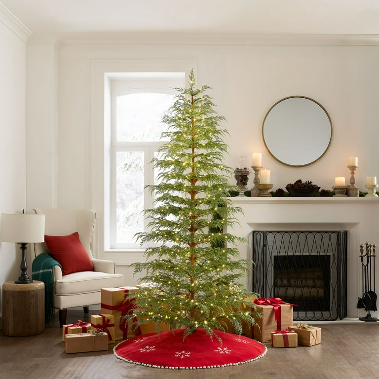 My Texas House 7.5 ft Pre-Lit Cypress Artificial Christmas Tree 