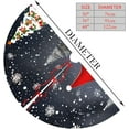 thumbnail image 2 of Christmas Gnome Christmas Trees Skirts 48", Xmas Gifts Candle Xmas Tree Cloth Mats for Holiday Party Decor Gift, Festival, Home Decoration, 2 of 6