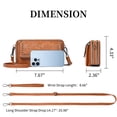 thumbnail image 5 of Women’s Mini Crossbody Phone Bag with Wallet, Lightweight Shoulder Purse for Travel & Daily Use, 5 of 6