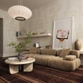 thumbnail image 2 of Calliope Cafe Au Lait Performance Velvet Modular Sofa, 2 of 6