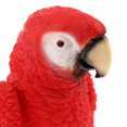 thumbnail image 4 of Simulación Parrot Birds Escultura Colgante De Pared Artesanías De Resina rojo, 4 of 8