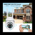 thumbnail image 5 of CáMaras de Seguridad para Exteriores, CáMaras WiFi de 2,4 GHz para Seguridad en el Hogar, CáMaras de Vigilancia 1080P Vista de 360°, Audio Bidireccional, 5 of 5