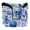 Blue Skull Bird Flower, variant on Haosy Blue Skull Bird Flower Golf Mallet Putter Cover Strong Magnetic Leather Golf Club Headcover Closure
