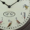 thumbnail image 4 of Esschert Design (#FB416) Bird Sounds Clock, Dark Brown, 4 of 4