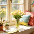 thumbnail image 6 of 5 PC Tulip Bouquet Lamp Artificial Flower Night Light Real Touch Tulip Night Lamp LED Flower Light Home Kitchen Decor, Trendy LED Decorative Bouquet Light, Bedroom Desktop Ornament Gift, 6 of 6