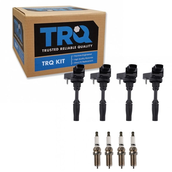 TRQ Ignition Coil & Iridium Spark Plug Kit Set for Buick Envision New ICA71872