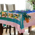thumbnail image 5 of Yayeee Tablecloths 54" x 54" Rectangle Wrinkle Resistant Party Table Cover, Green Seaside, 5 of 8