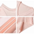 thumbnail image 5 of Women's V-Neck Sweater Vest in Premium Knit Fabric, Sleeveless Pullover Tank Top for School Uniforms & Professional Wear - Solid Colors Available, 5 of 5