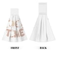 thumbnail image 2 of Kdxio Cat Yoga Time Hand Towel with Loop Hanging Towel Absorbent Tie Towels for Kitchen Tea Bar Bathroom Decor, 2 of 7