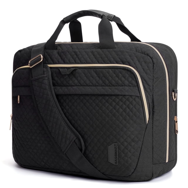 Maletín expandible BAGSMART para portátil de 17.3 pulgadas para mujer