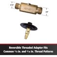 thumbnail image 3 of Keeney Quick ''Cover Up'' Bathtub Stopper Trim Kit With Single-Hole Faceplate, Brushed Nickel, 3 of 5