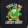 thumbnail image 3 of Garfield - This Is My Lucky Shirt - Women's Lightweight French Terry Long Sleeve Shirt, 3 of 5