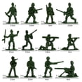thumbnail image 1 of 100 piezas Mini soldados militares clásicos figuras modelos Playset escritorio decoración ni?o ZefeiWu 8390605324017, 1 of 1