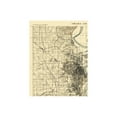 thumbnail image 3 of Topographical Map - Omaha Vicinity Nebraska Iowa Quad - USGS 1898 - 23 x 29.77 - Vintage Wall Art, 3 of 5