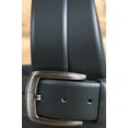 thumbnail image 3 of 48 In Black Leather Dress Belt 100% Pure Italian Cow Genuine Formal, 3 of 4