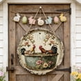 thumbnail image 4 of Easter Wooden Welcome Sign With Rope Hanging For Wall Door Indoor Outdoor Spring Home Decor Farmhouse Front Porch Holiday Party Decorations, 4 of 6