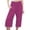 Hot Pink, variant on Women's Curvy Linen Pants Straight Leg Resistant Fade Resistant Mint Green XL