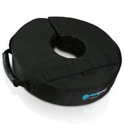 Gravipod Mini Base Weight Bag, 14" Round~Versatile support with split-ring opening and ergonomic handles.