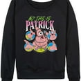 thumbnail image 3 of Spongebob Squarepants - No This Is Patrick - Women's French Terry Long Sleeve Shirt, 3 of 6