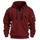 thumbnail image 2 of pstuiky camisas de manga larga para hombre, Sudadera con capucha de manga larga cálida y gruesa de forro polar para hombre, ideal para actividades al aire libre, primavera e invierno. xxl, 2 of 4