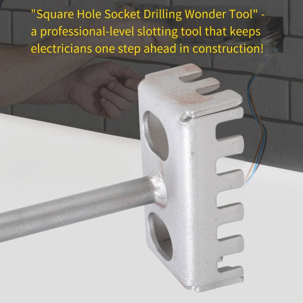 Electric Box Hole Cutter Square Socket Punch Tool for Electricity Installation
