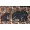 thumbnail image 5 of De Leon Collections 63796 Grand Bear Lodge Woodland Forest Outdoor Nature Patchwork 60 x 50 Decorative Quilt Throw Blanket, 5 of 6