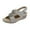 Grey, variant on Women'S Fashionable Pool Sandals Summer Fashion Women Flowers Casual Open Toe Wedges Massage Soft Bottom Breathable Hook Loop Shoes Sandals