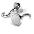 thumbnail image 4 of Ganchos Magnéticos Fuertes Diámetro De Acero Inoxidable 32 Mm Gancho Magnético Para Colgar De Neodimio De Servicio Pesado Para Refrigerador 6 Paquetes Gancho De Magnetismo Súper Fuerte De 80 Lb Yuarrent HA022696-00, 4 of 6