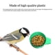 thumbnail image 4 of 10 piezas de cuencos de alimentación de alimentos para mascotas de plástico para interiores y exteriores, comedero para pájaros con Clip, Suministros de alimentación y agua para Pequeño Billuyoard PT000675-01, 4 of 6