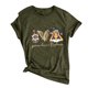 thumbnail image 2 of Pntutb - Camiseta de manga corta con estampado de moda para mujer, blusa informal, tops con estampado Pntutb Pntutb-4215, 2 of 3
